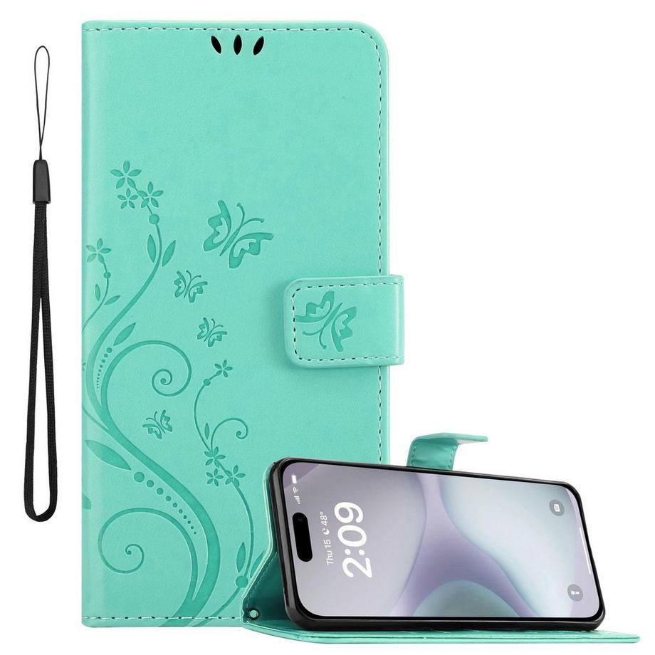 iPhone 16 PLUS Hülle mit Blumen Muster