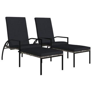 VidaXL Sonnenliege poly-rattan  