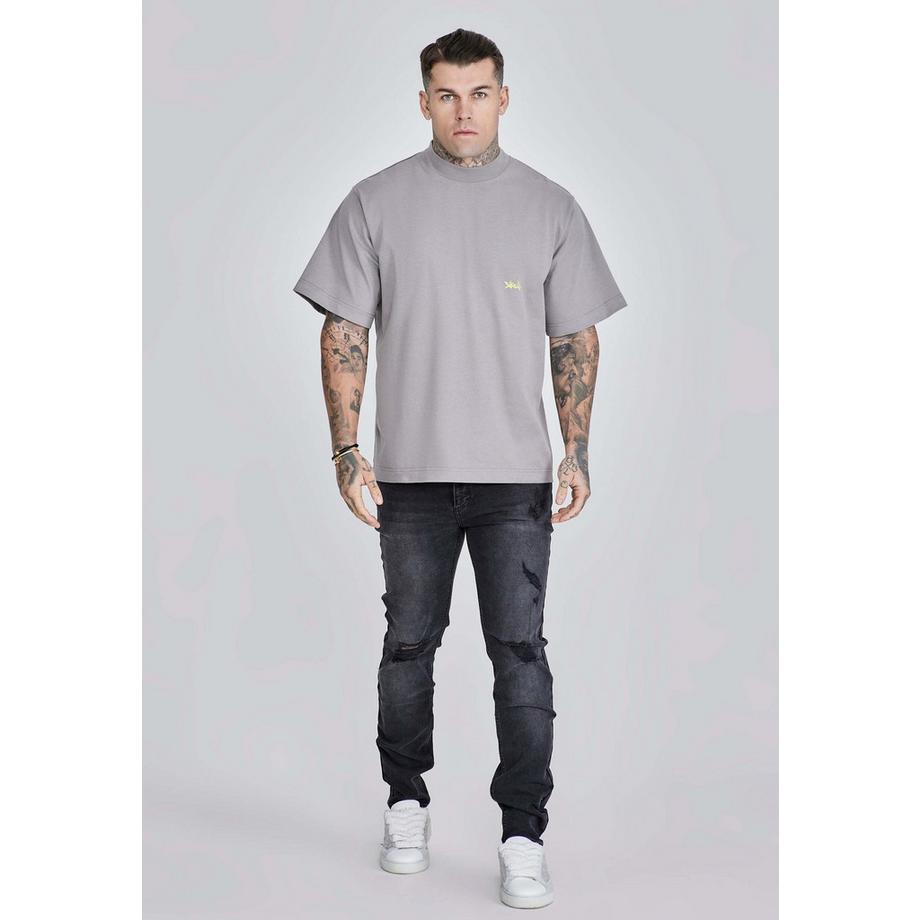 Sik Silk Oversized T-Shirt mit Logoprint  