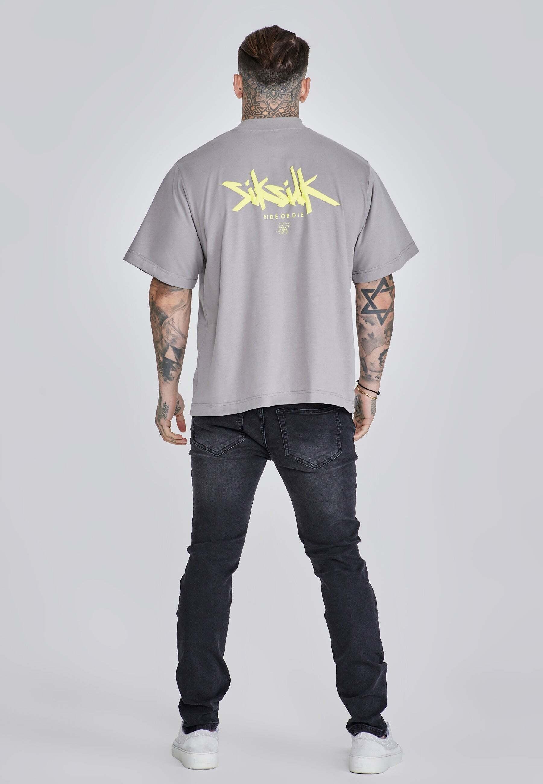 Sik Silk Oversized T-Shirt mit Logoprint  