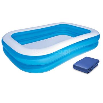 Piscina gonfiabile per famiglie 262 x 175 x 51 cm Bestway 54006 + copertura