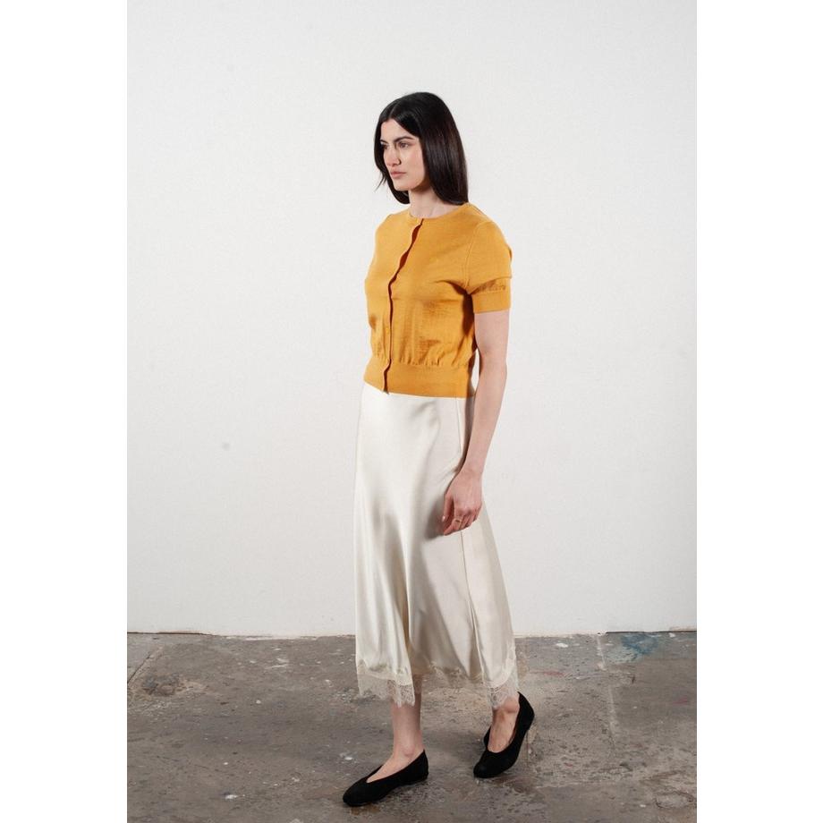 Studio Cashmere8 FRIDA 5 Rundhals Kurzarm Cardigan  
