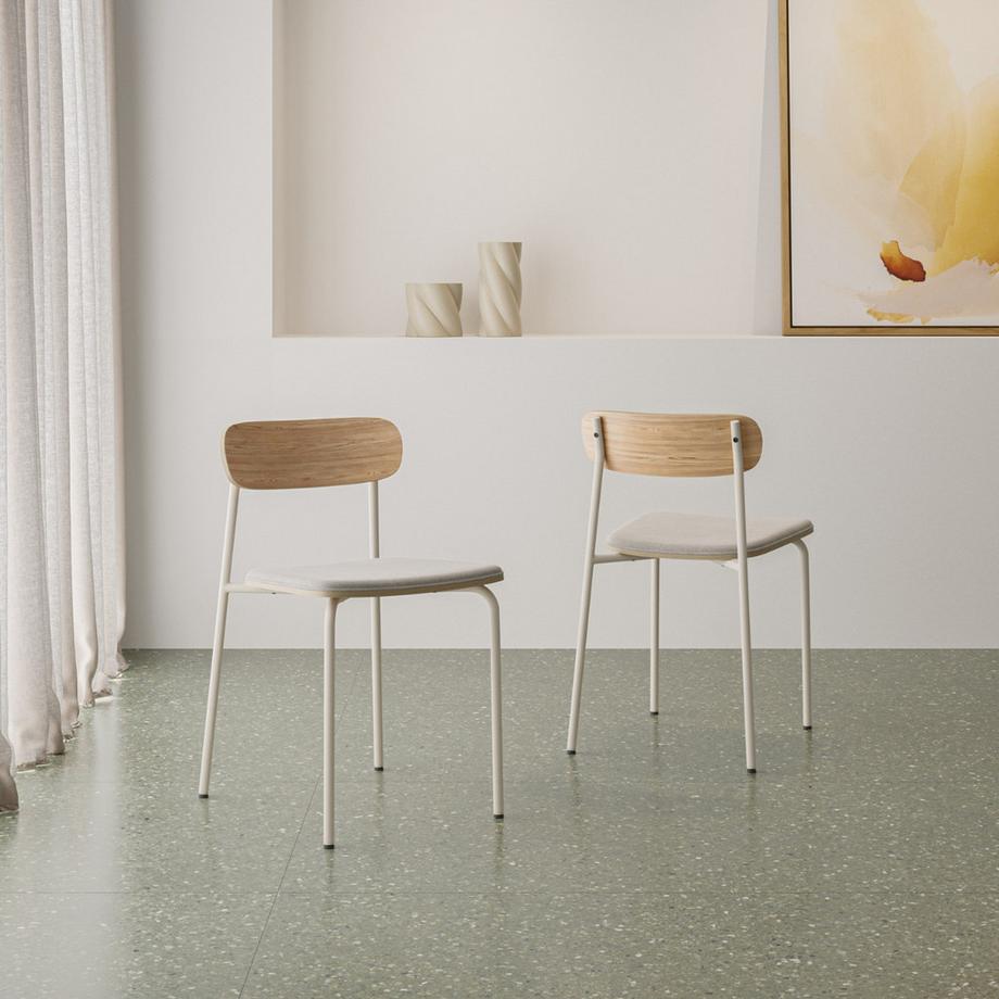 Calicosy Set aus 2 Stühlen ADRIANA  