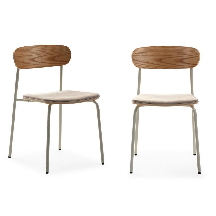 Set aus 2 Stühlen ADRIANA