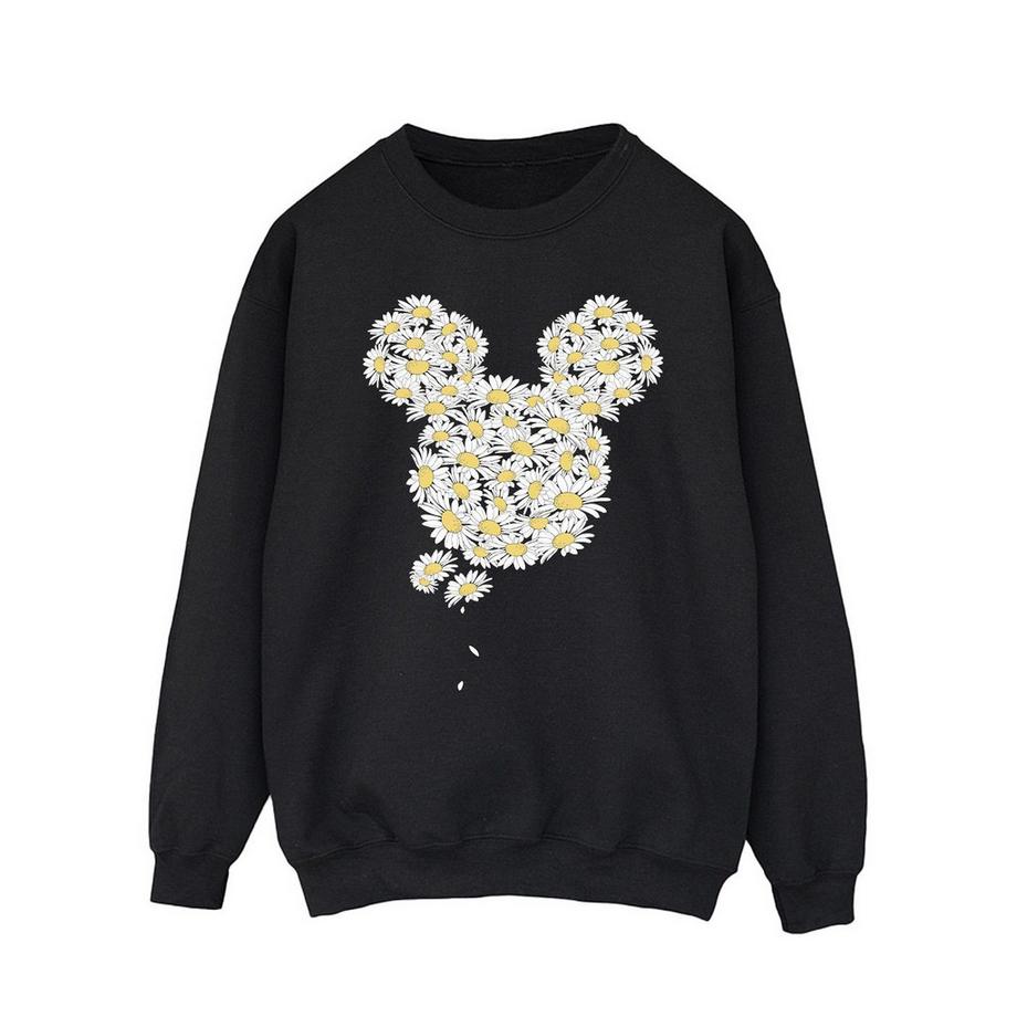 MICKEY MOUSE Gänseblümchen Grafik Print Sweatshirt  