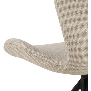 mutoni Chaise de salle à manger Norvège beige noir (1 pièce)  