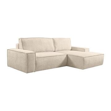 Canapé d'angle conible en tissu bouclette AMELIA de PASCAL MORABITO Angle droit