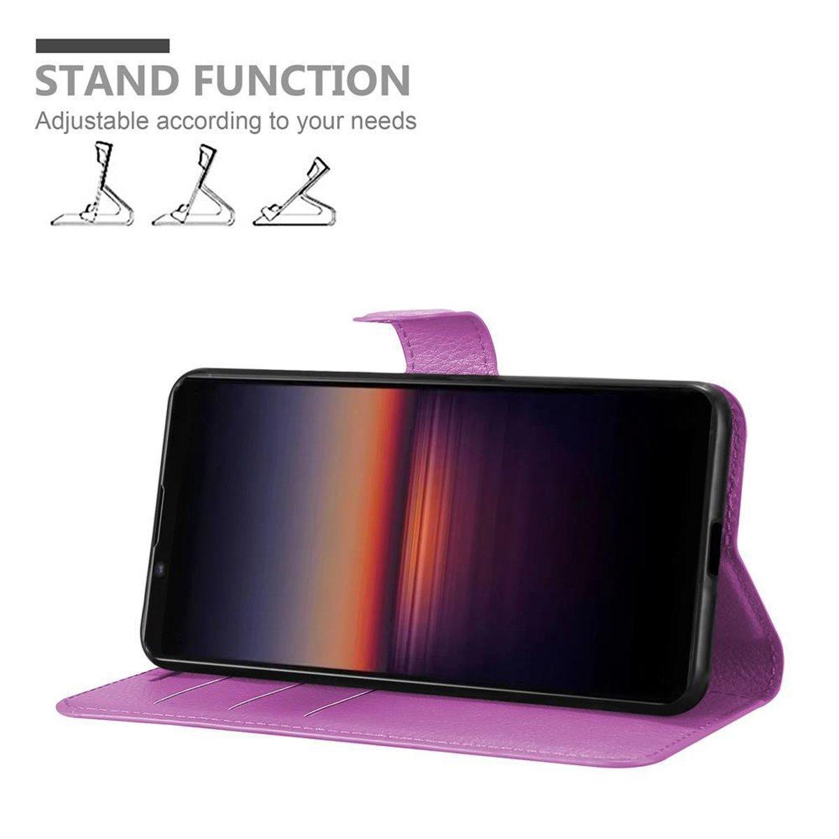 Cadorabo  Housse compatible avec Sony Xperia 1 II - Coque de protection avec fermeture magnétique, fonction de support et compartiment pour carte 