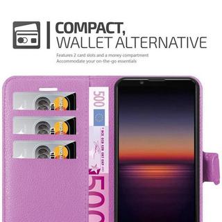 Cadorabo  Housse compatible avec Sony Xperia 1 II - Coque de protection avec fermeture magnétique, fonction de support et compartiment pour carte 