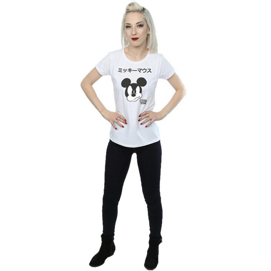 Disney Mickey Mouse T-Shirt Testo Giapponese  
