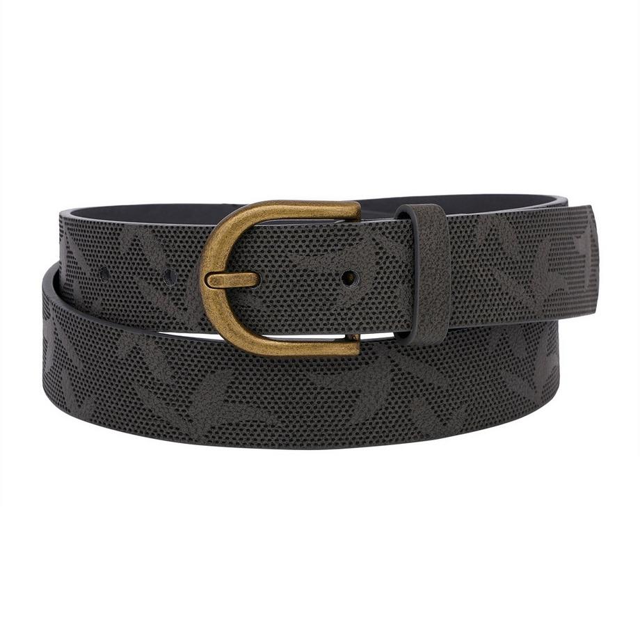 Ceinture noire chic imprimé floral