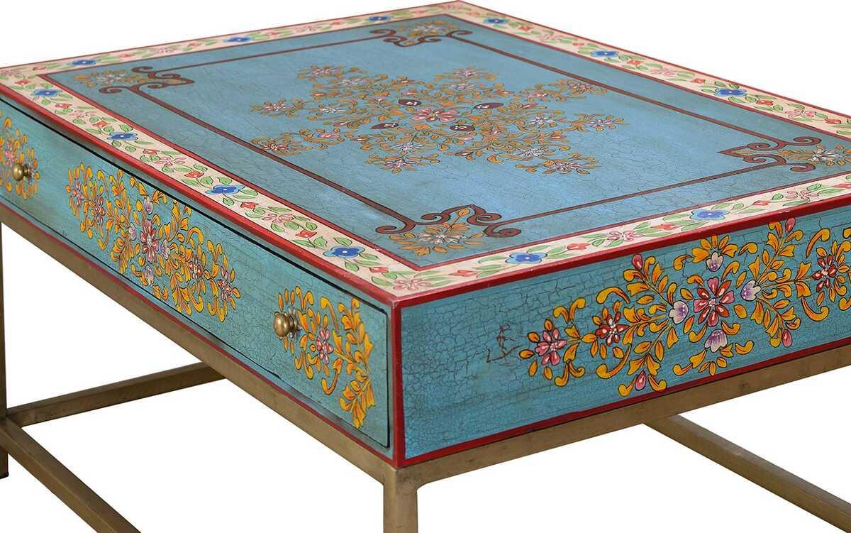 mutoni Tavolino Marita mango oro multicolore 90x60  