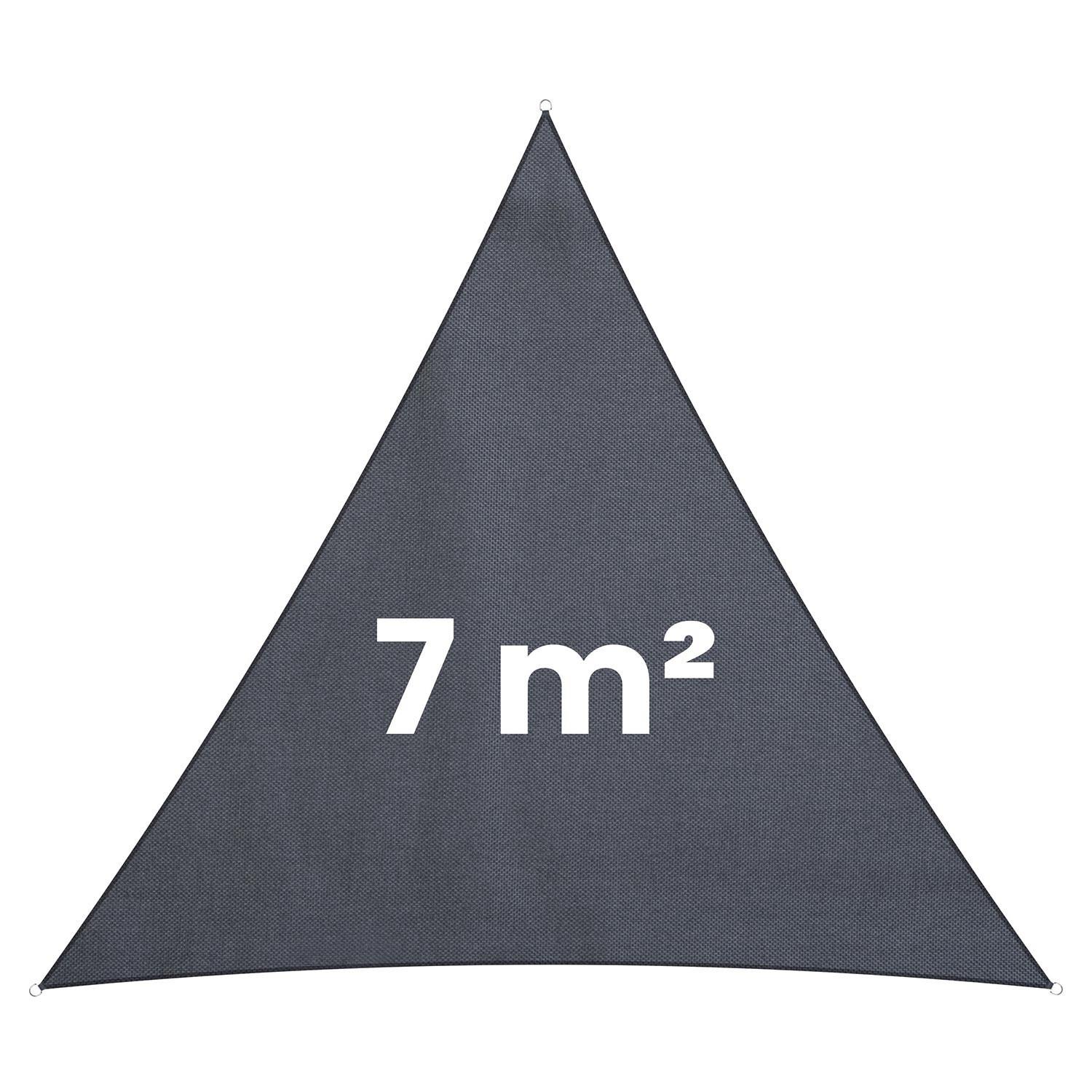 B2X Vela ombreggiante triangolare 7m2 Plonos PL-886 grigio  