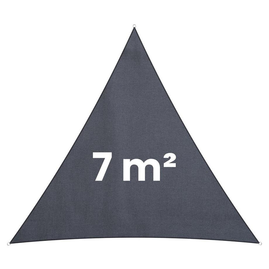 B2X Vela ombreggiante triangolare 7m2 Plonos PL-886 grigio  