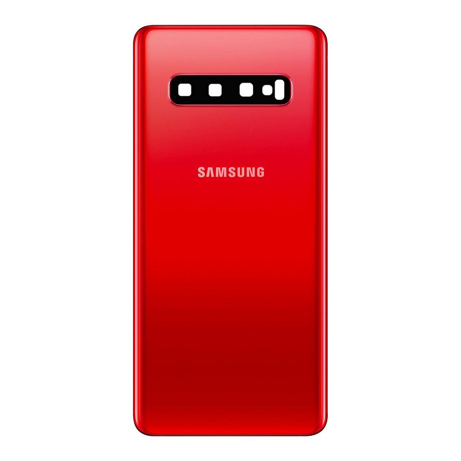SAMSUNG  Vitre arrière Original Samsung S10 Rouge 