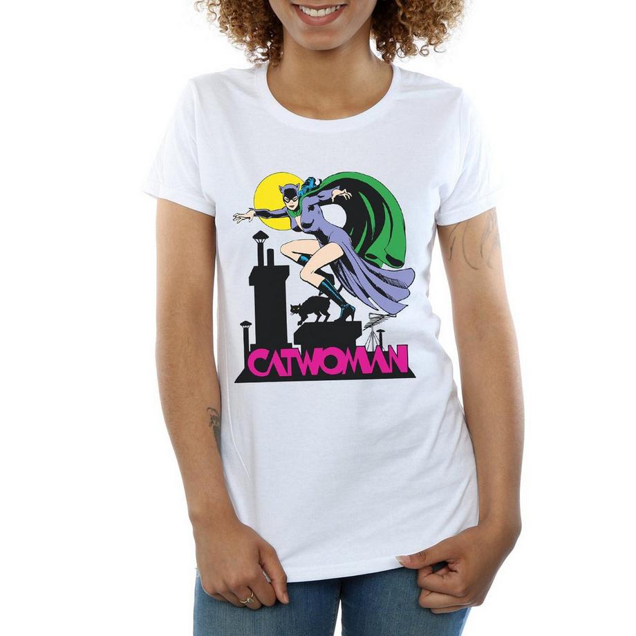 DC COMICS Catwoman T-Shirt Stampata  