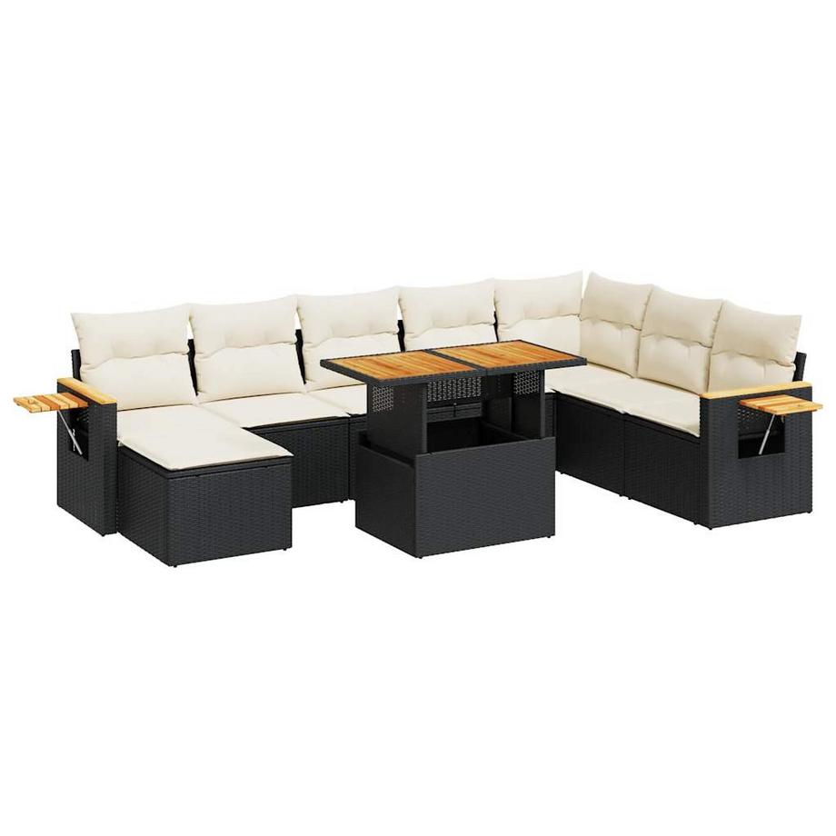set divano da giardino Polirattan