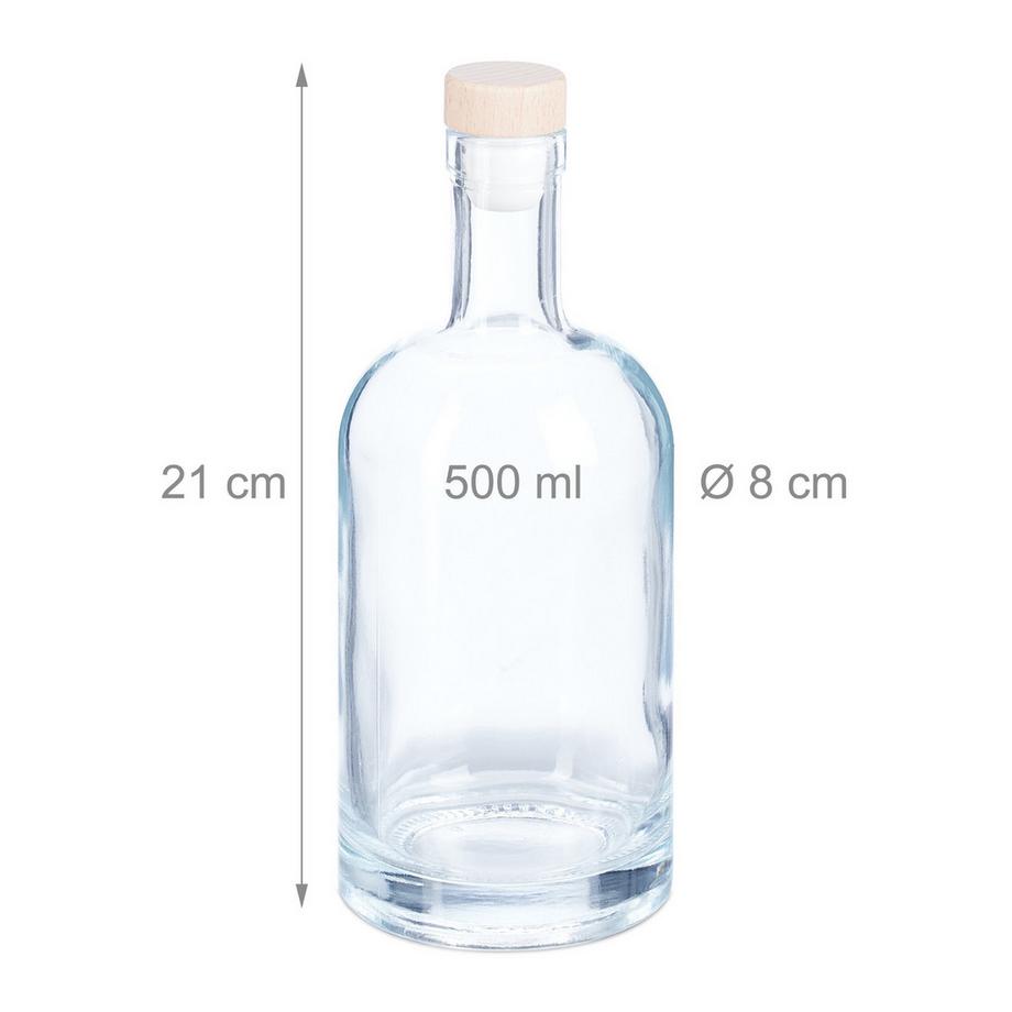 Northio Flaconi ricaricabili confezione da 12 da 500 ml  