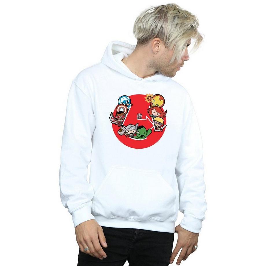 MARVEL Avengers Ready Steady War Felpa con cappuccio  