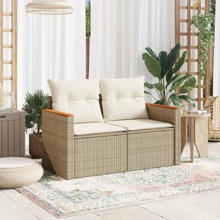 VidaXL Gartensofa poly-rattan  