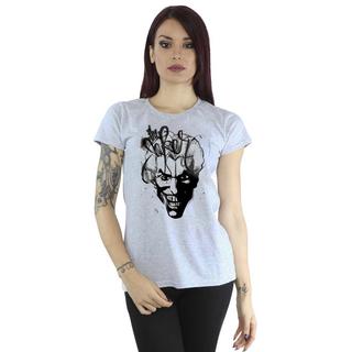 BATMAN Joker Viso Stampa Slim Fit T-Shirt  
