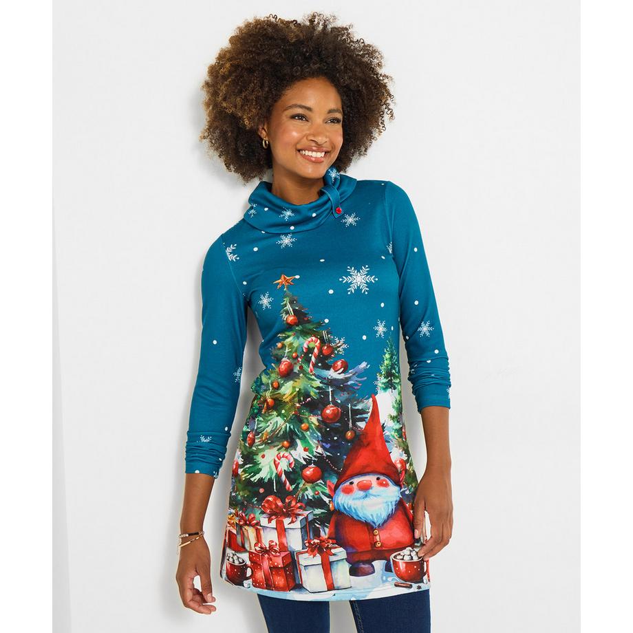 Joe Browns Weihnachtliches Jersey Tunikatop  
