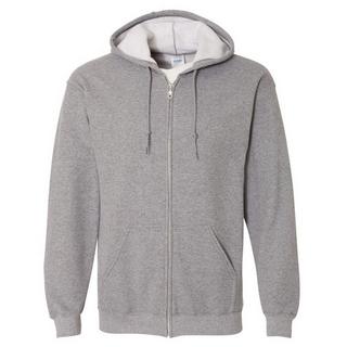 Gildan  Mélange lourd Adulte Plein Zip Sweat à capuche Top 