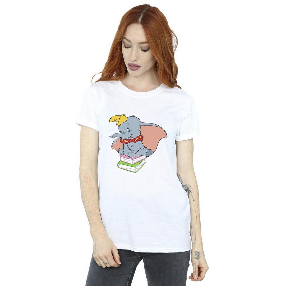 Disney Dumbo Sitting On Books T-Shirt  