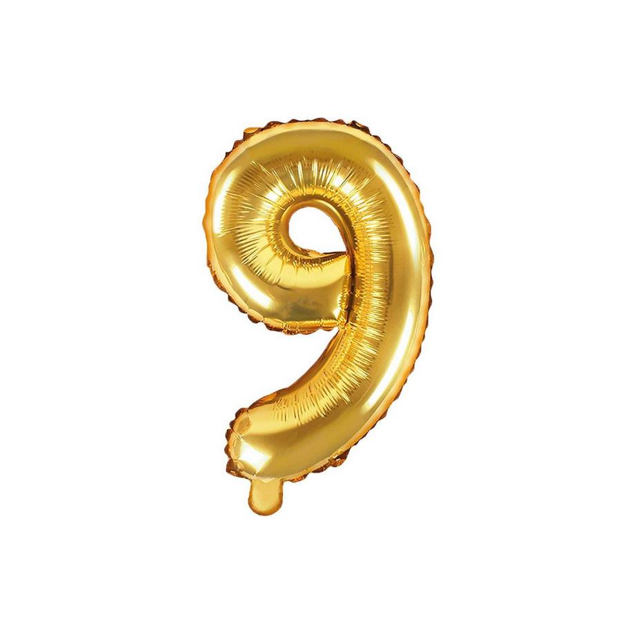Ballon en aluminium chiffre 9