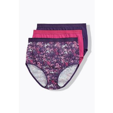 Maxi slip a vita alta in confezione da tre