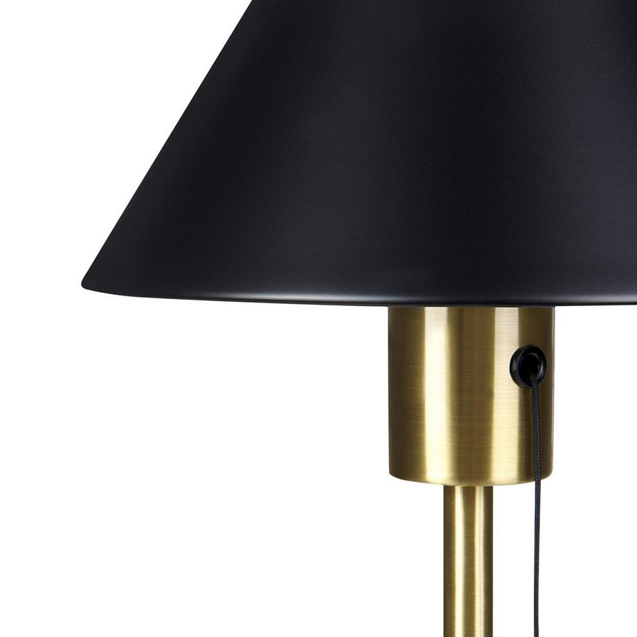 Beliani Lampe à poser en Métal  CAPARO  