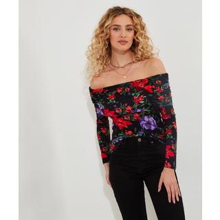 Joe Browns  Florales Schlüsselloch-Jersey-Top 