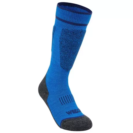 WEDZE  Skisocken 100 Kinder marineblau 