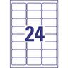 Avery-Zweckform Etichetta a pellicola 63.5 x 33.9 mm Pellicola in poliestere Bianco 480 pz. Staccabile Stamp  