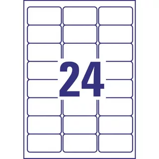 Avery-Zweckform AVERY ZWECKFORM Folienetiketten 63,5x33,9mm, 480 St.  