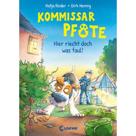 Kommissar Pfote (Band 5) - Hier riecht doch was faul! Reider, Katja; Loewe Erstes Selberlesen (Hrsg.); Hennig, Dirk (Illustrationen) Copertina rigida 