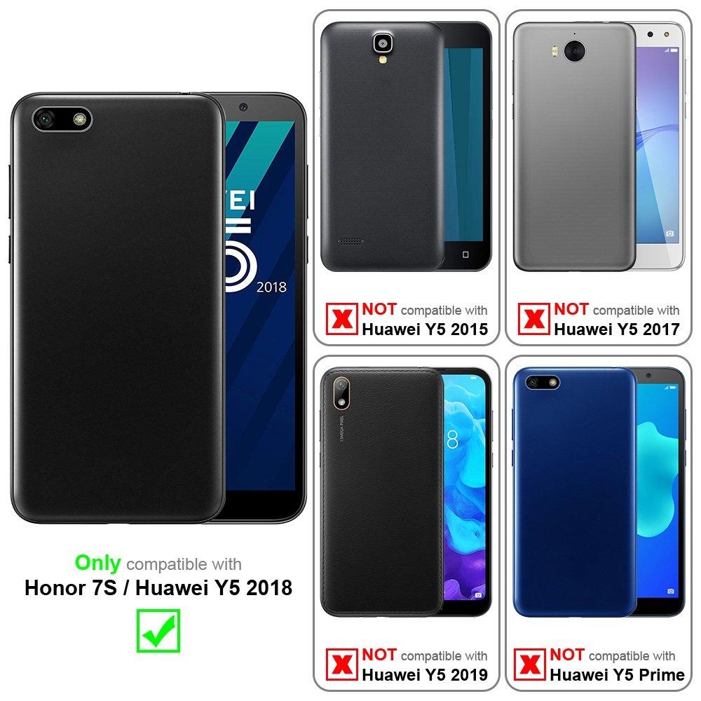 Cadorabo  Housse compatible avec Honor 7S / Huawei Y5 2018 - Coque de protection en silicone TPU flexible 