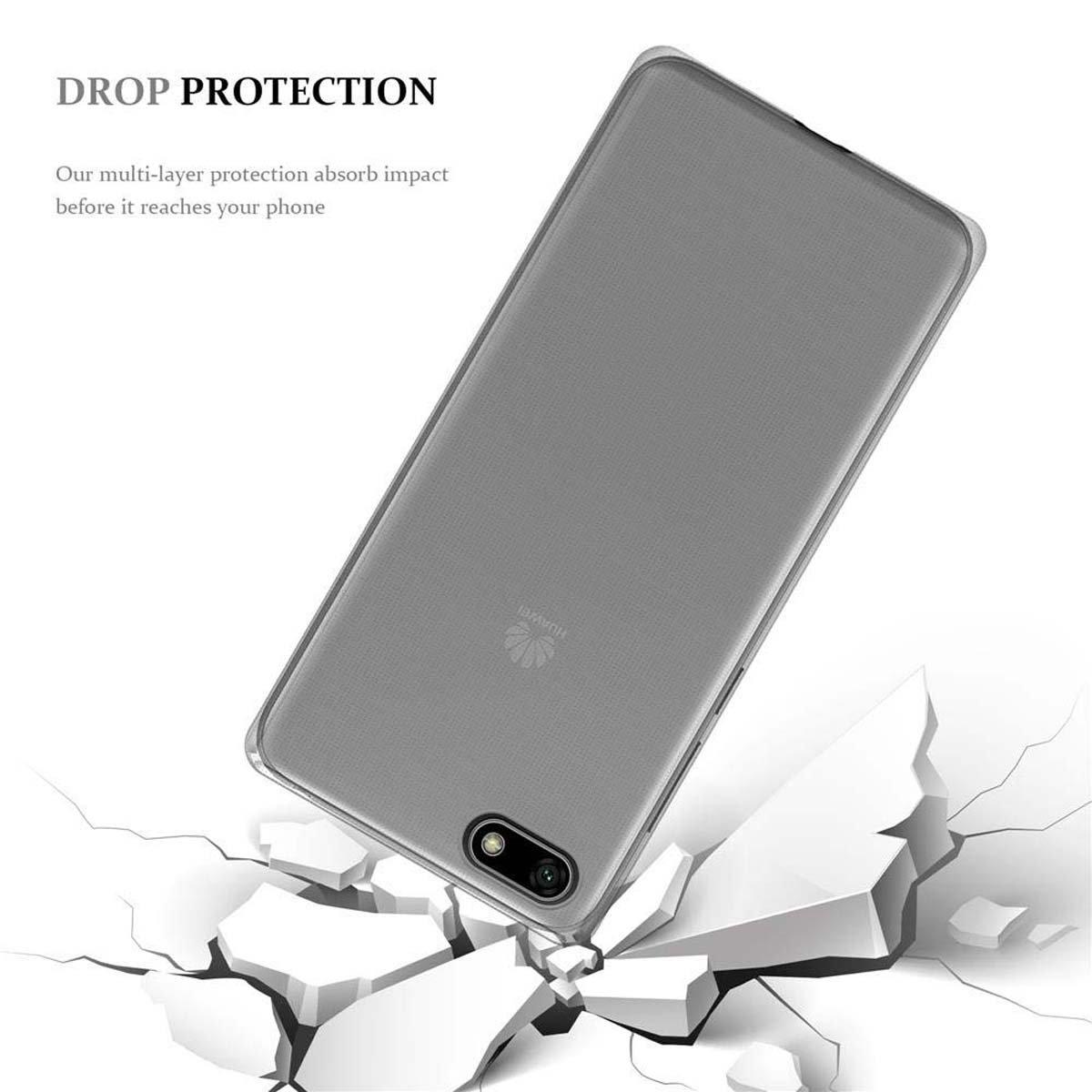 Cadorabo  Housse compatible avec Honor 7S / Huawei Y5 2018 - Coque de protection en silicone TPU flexible 