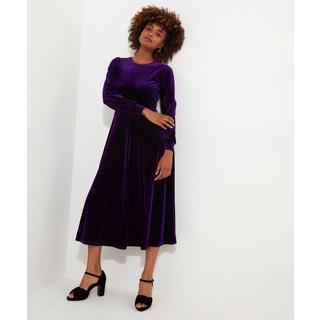 Joe Browns  Robe Midi Velours Manches Longues 