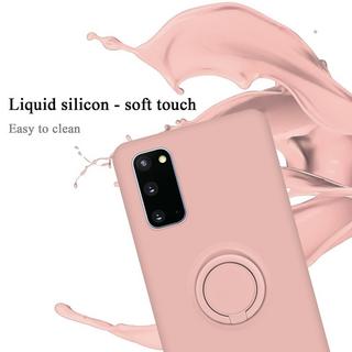 Cadorabo  Hülle für Samsung Galaxy S20 TPU Silikon mit Ring Liquid 