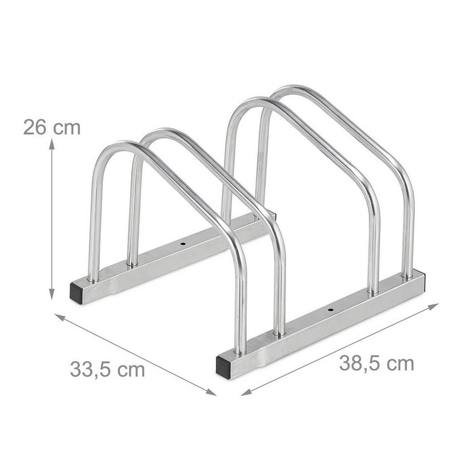 Northix  Portabiciclette per 2 biciclette 