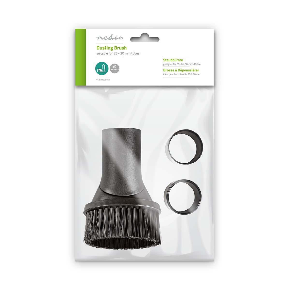 Nedis Brosse à épousseter | Poils en plastique | Utilisation universelle | 30 / 32 / 35 mm  