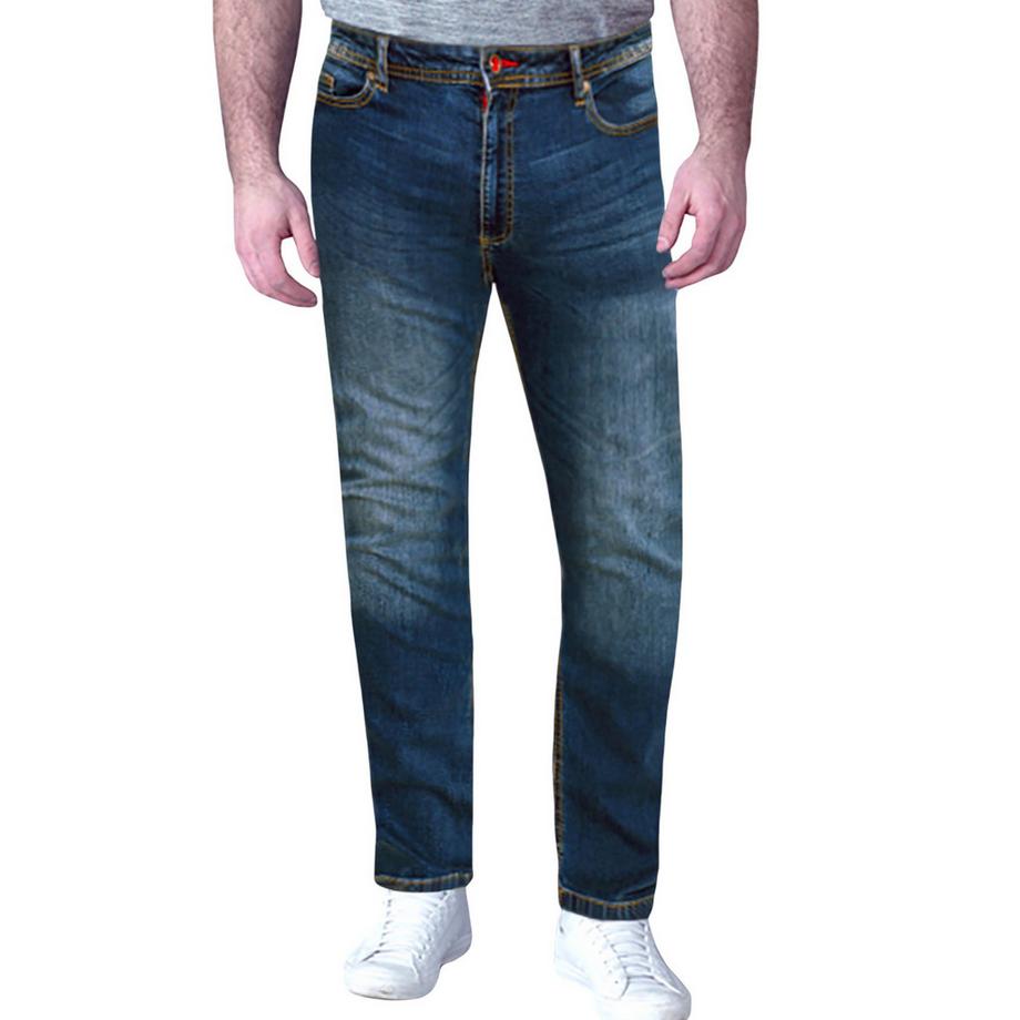 Duke Ambrose King Size Tapered Fit Stretch Jeans  