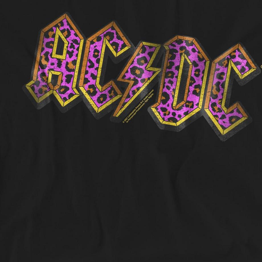 AC/DC ACDC Leopard Print T-Shirt  