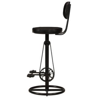 VidaXL Tabouret de bar cuir  