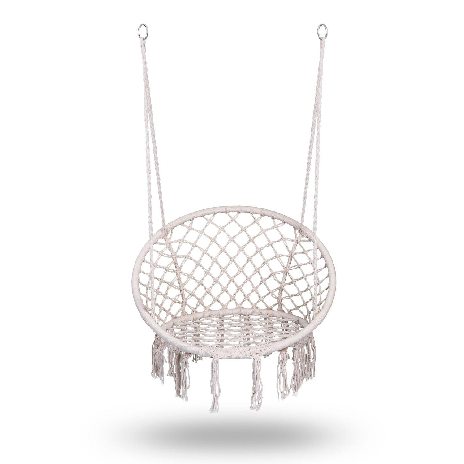 B2X Poltrona da giardino sospesa Altalena BOHO Beige  