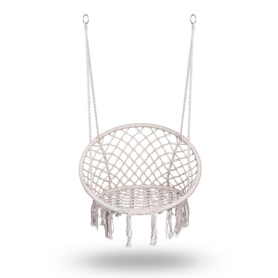 B2X Hängender Gartensessel BOHO Beige  