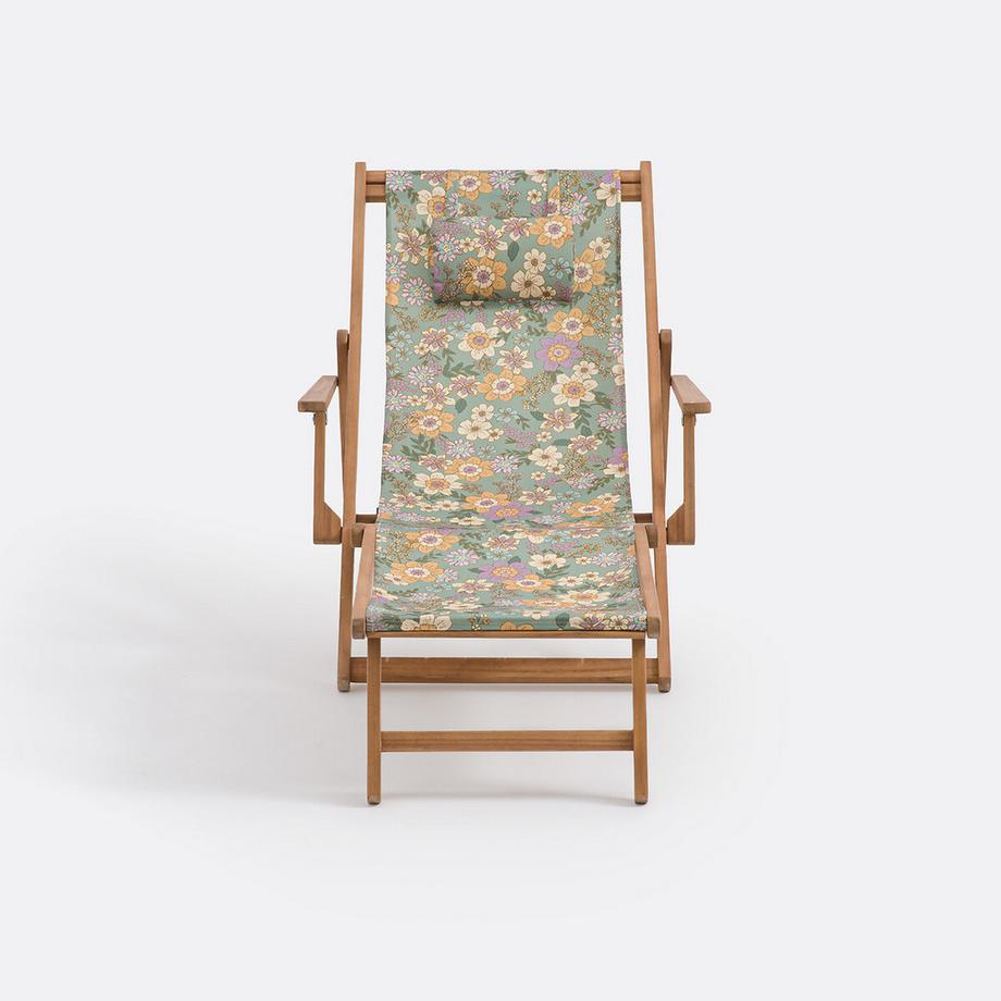 La Redoute Intérieurs Liegestuhl mit Fussablage Rosemary  