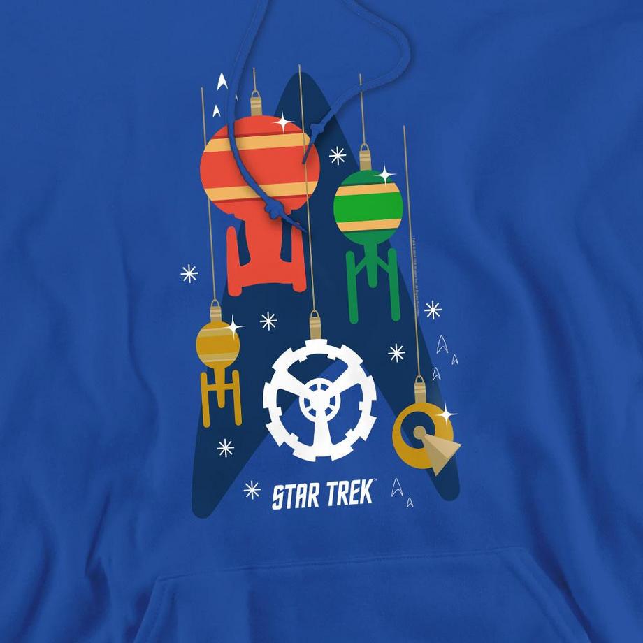 Star Trek Felpa con cappuccio con design natalizio  