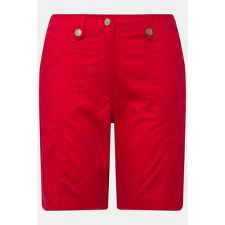 Ulla Popken  Cargo-Bermuda, Komfortbund, 4-Pocket-Schnitt 